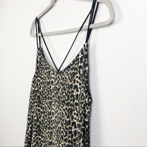 EIGHT SIXTY | Animal Print Leopard Strappy Top XL - Picture 2 of 8